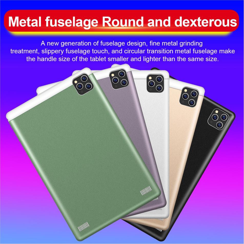 【Hot Sale】 2023 Brand New Android Tablet 8GB+128GB Android Dual SIM WPS+GPS Supports Online Lessons, Video Calls