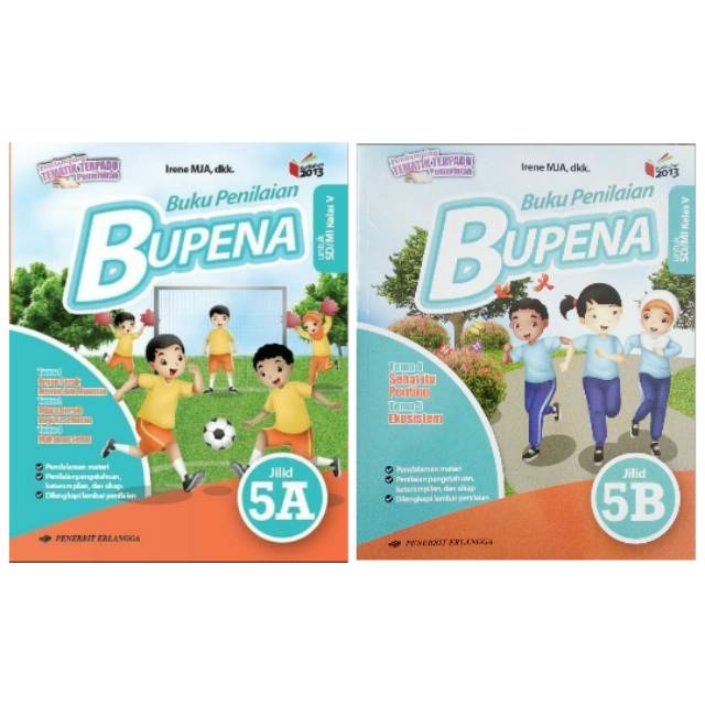 Bupena - Buku Penilaian Untuk SD/MI Kelas 5 Jilid 5A & 5B Kurikulum 2013