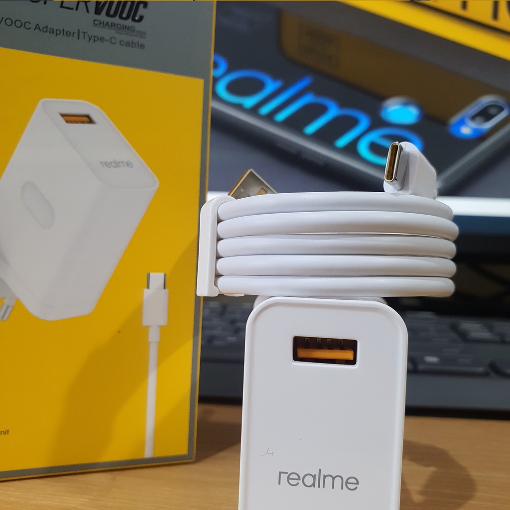 Charger Realme type C ORIGINAL / REALME 5PRO 6 7 PRO NARZO X2 X3 SUPER ZOOM VOOC FAST CHARGING 30W