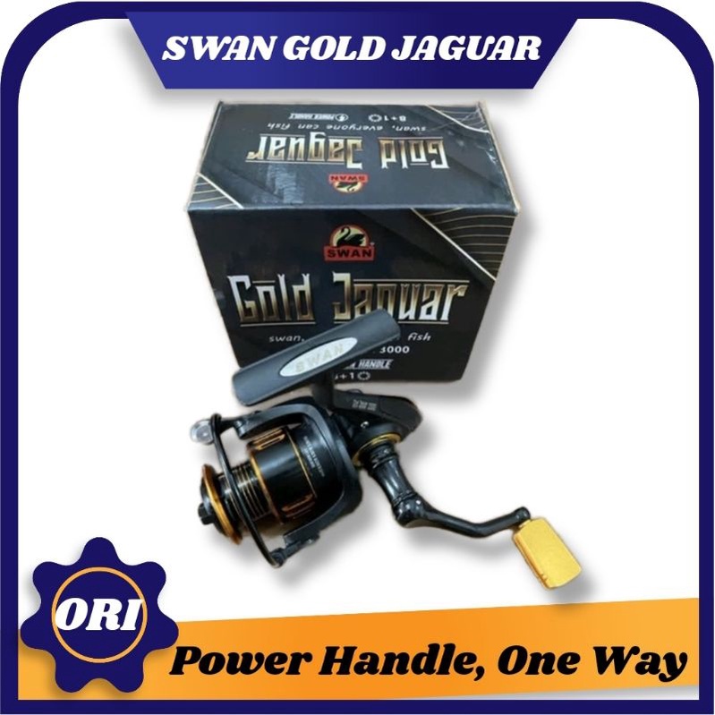 REEL POWER HANDLE SWAN GOLD JAGUAR