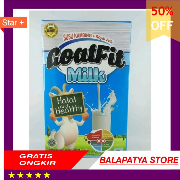 

STOK SISA 9 SAJA ! BURUAN !!! Goatfit Milk Susu kambing-Royal Jelly