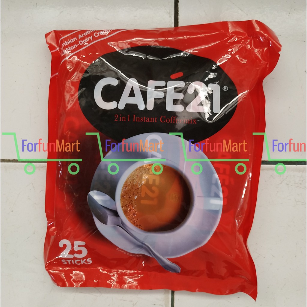 

Bubuk Kopi Instant Cofeemix 2 in 1 Cafe21 Kemasan Sachet