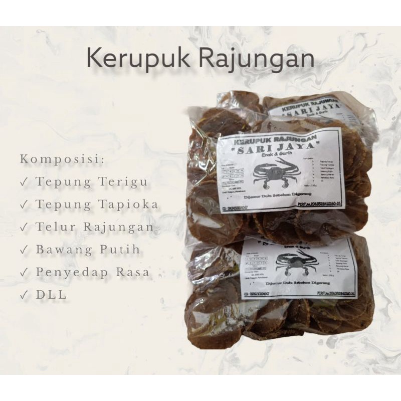 

Kerupuk Rajungan