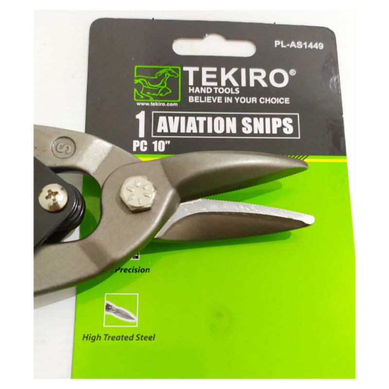 Gunting Baja Ringan TEKIRO AVIATION SNIPS 10&quot; INCH/GUNTING HOLO