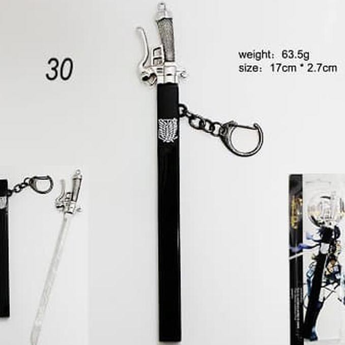 Paling Dicari] Gantungan Kunci Pedang 3D Manuver Shingeki No Kyojjin Attack On Titan