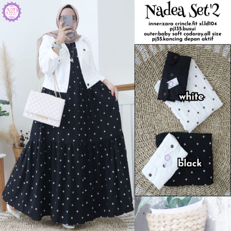 Setelan Baju wanita Nadea Set #2 Original Dan Berlabel N&D