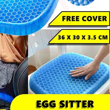 ☀ Alas Duduk Silikon Egg Bantal Alas Duduk Silicon Empuk Nyaman Adem ☺
