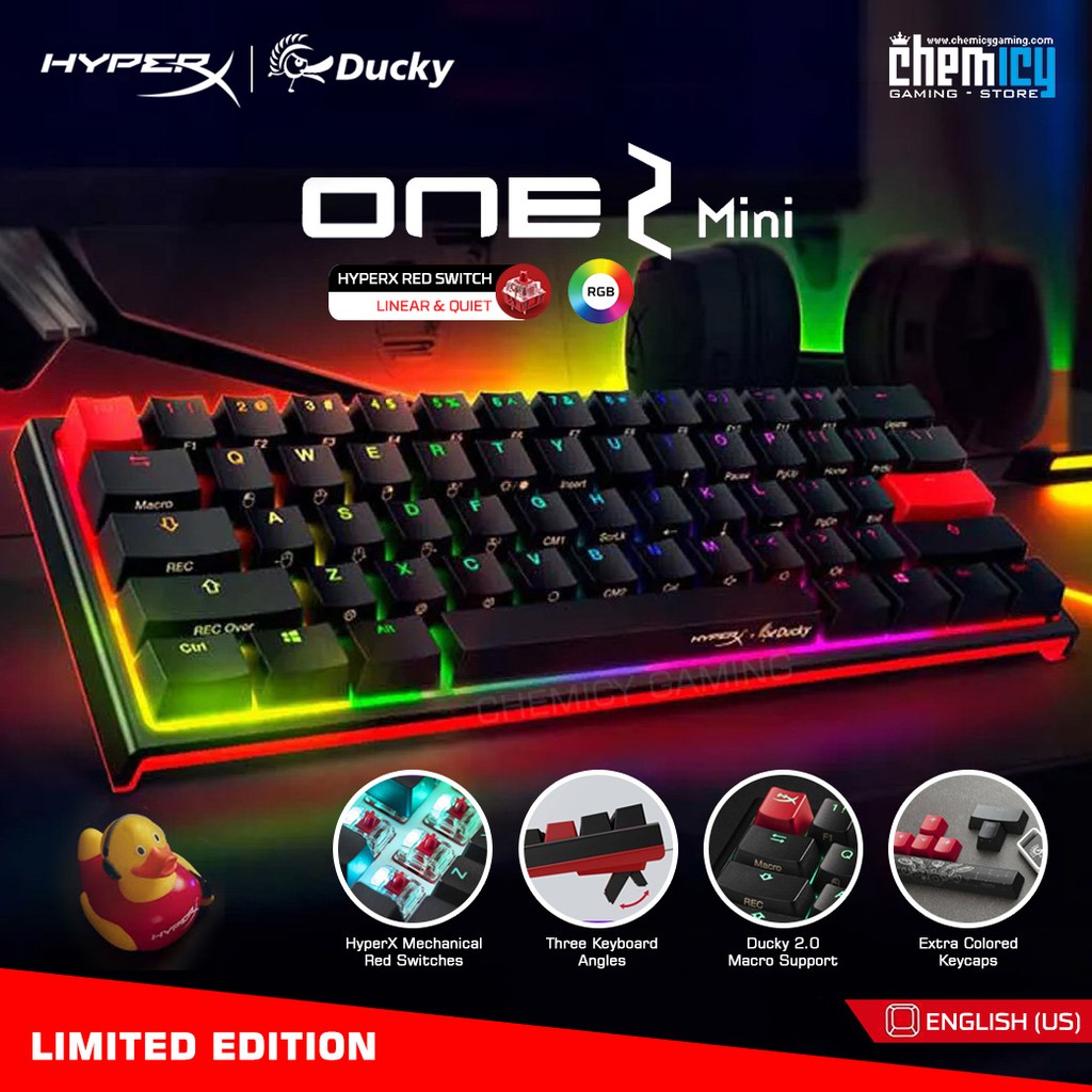 Hyperx Ducky One 2 Mini Limited Edition Mechanical Gaming Keyboard Shopee Indonesia