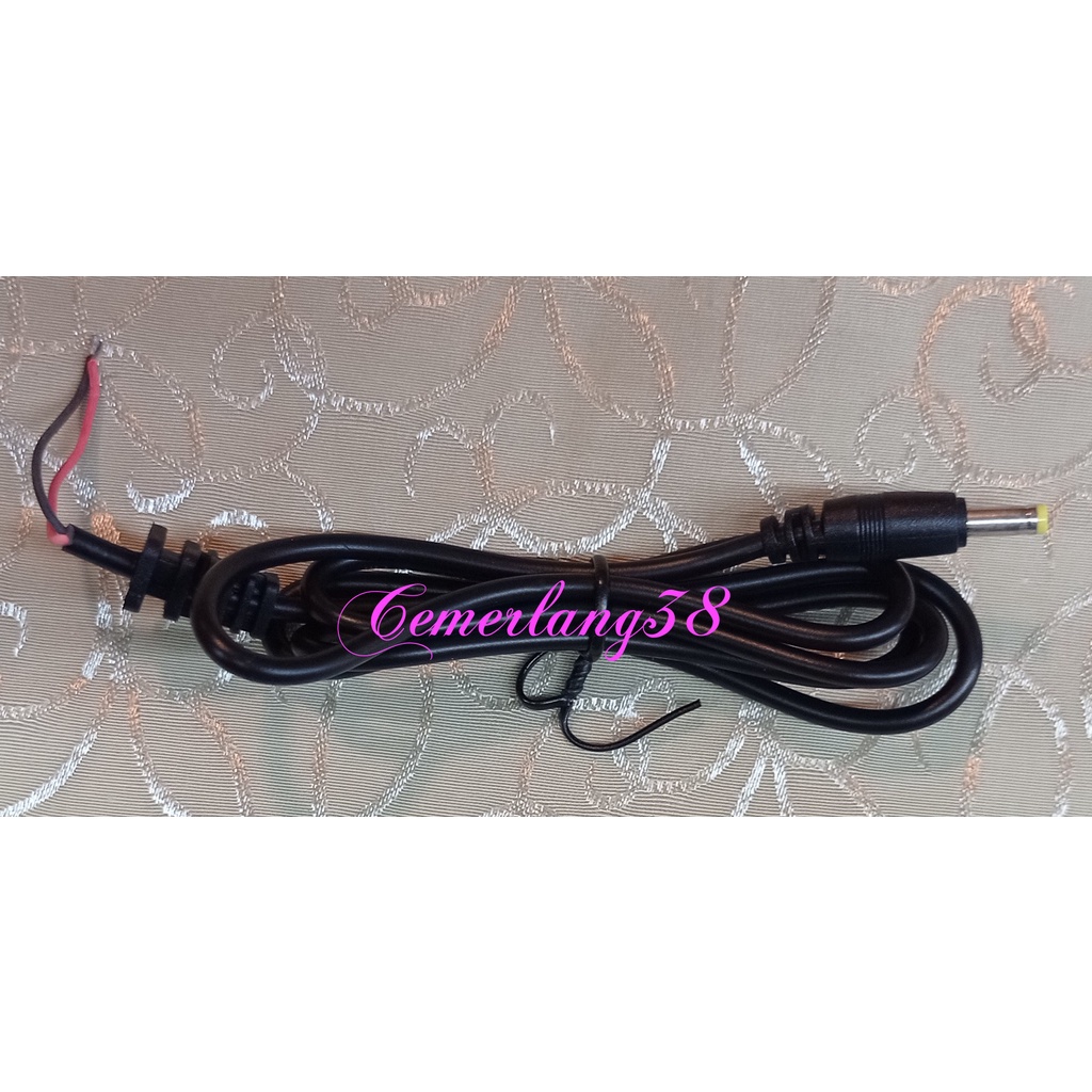 Kabel Jack DC Male 4.0mm x 1.7mm kabel buntung jack adaptor DC cowok