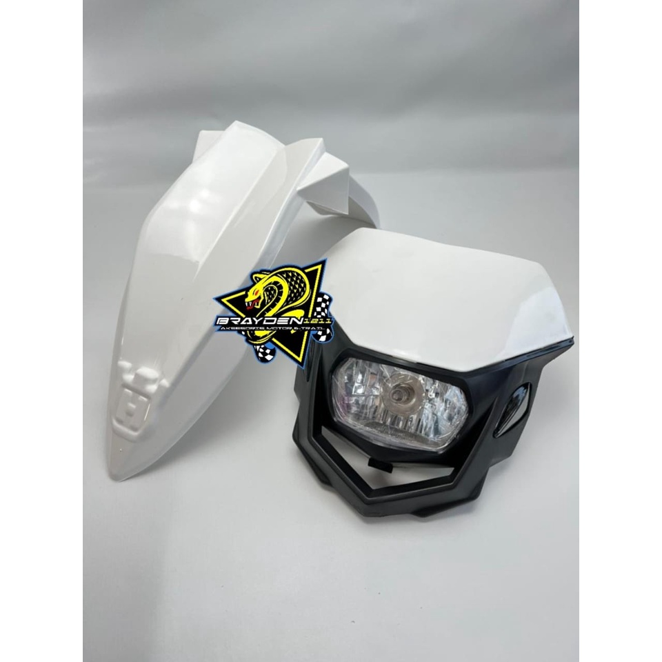 LAMPU POLYSPOT SUPERMOTO/SPAKBOR DEPAN SUPERMOTO/SPAKBOR DEPAN HUSQVARNA SUPERMOTO/LAMPU DAN SPAKBOR DEPAN SUPERMOTO