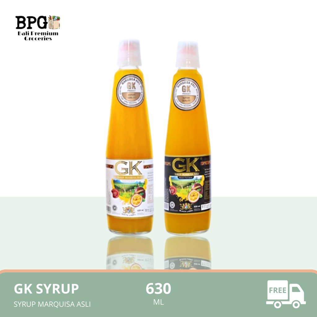 

GK SYRUP Pure Passion Fruit Syrup 630 Ml