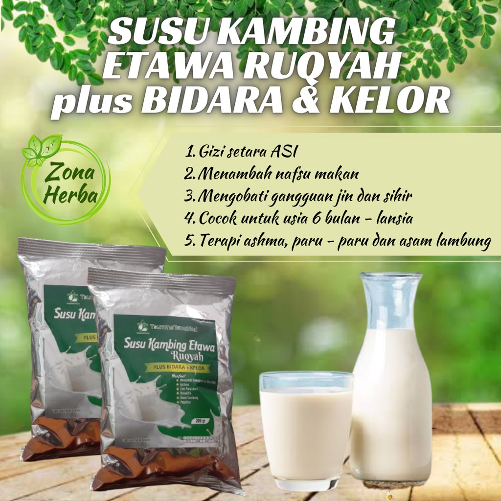 

Susu Kambing Etawa Bidara Ruqyah Tsumma Tawakkal