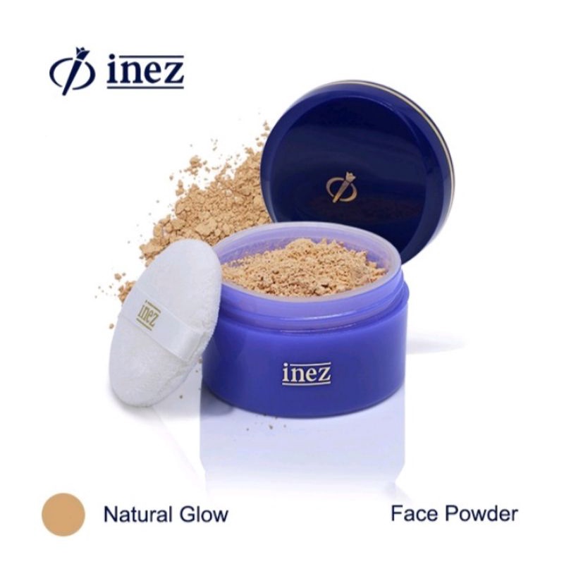 Bedak Tabur Original Inez Color Contour Plus Face Powder.