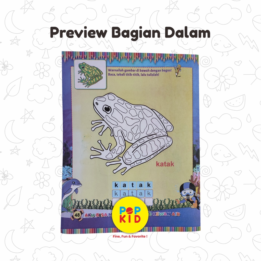 BUKU MEWARNAI ANAK - AKU BISA MEWARNAI BANYAK PILIHAN SERI BEST SELLER