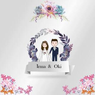 Promo Undangan Pernikahan Video Wedding Invitation U07 Biru