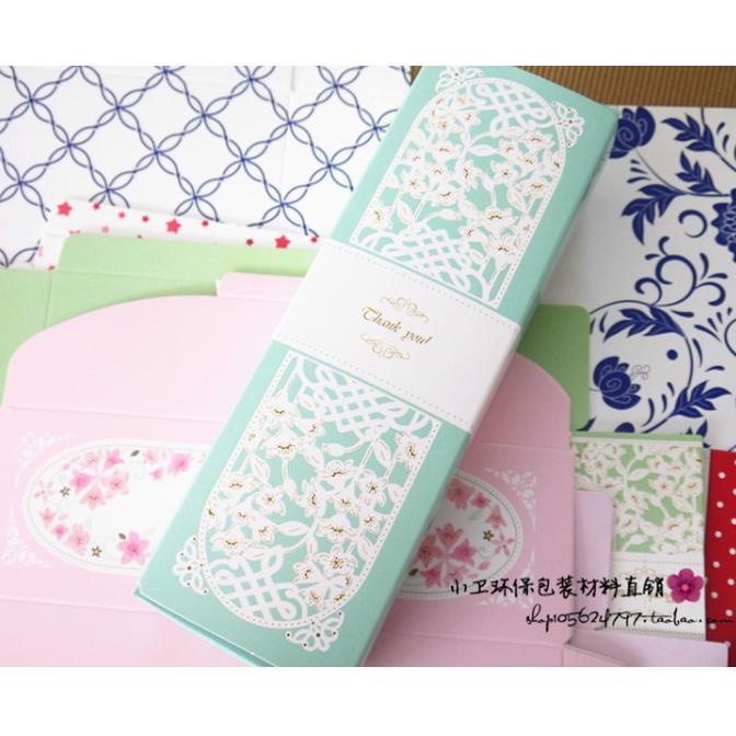 

Box Persegi Panjang Motif Thank You Bungkus Kemasan Kue