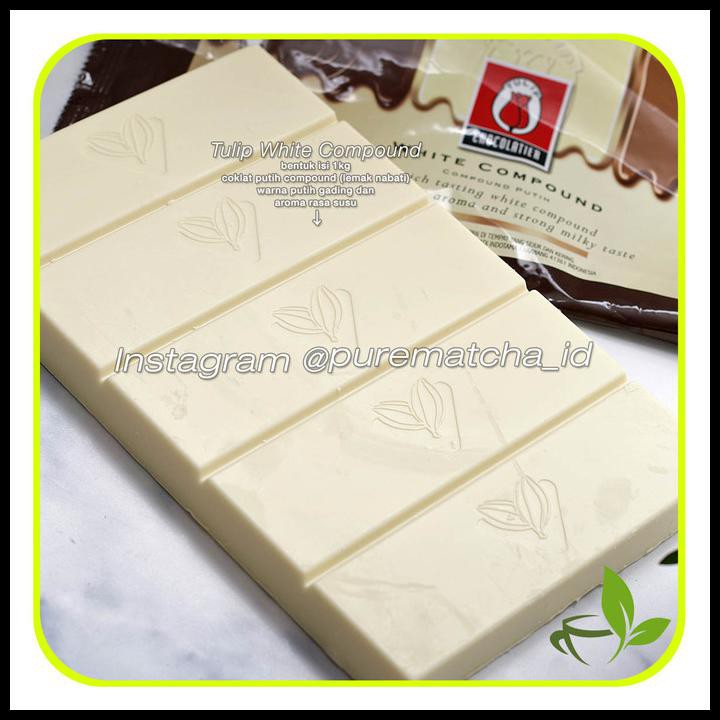 

Coklat Putih Batang White Chocolate Compound Cokelat Tulip Cocoa 1 Kg