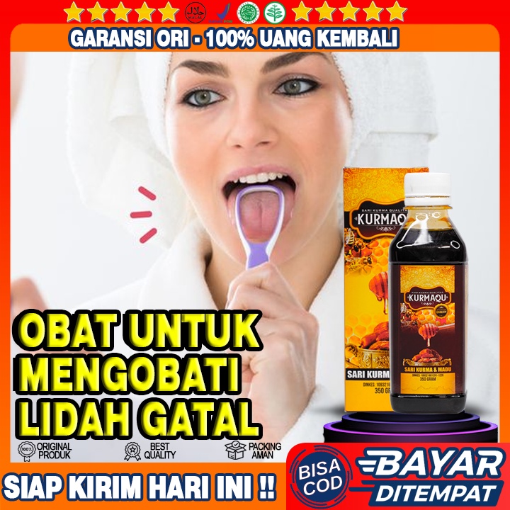Obat Lidah Gatal - Obat Kanker Lidah - Obat Lidah Putih/Keras - Obat Jamur di Lidah | Kurmaqu Sari K
