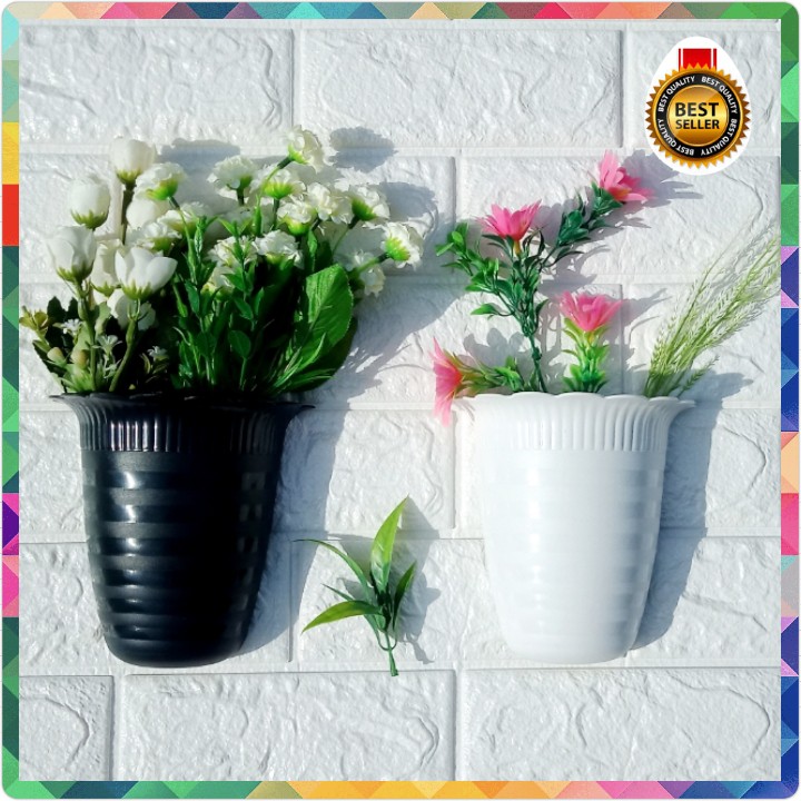 Pot Dinding New Tawon 15 Hitam Putih Gold Hijau Garden Of Love Pot Tempel Ombak Nkt Lavender Argo