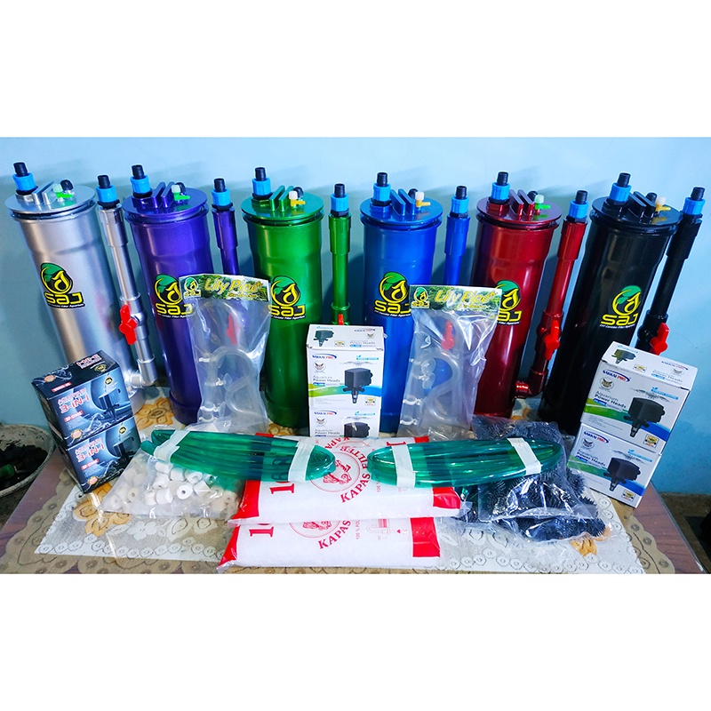 canister diy mesin PH 1200 lengkap tinggal pake filter aquarium filter aquascape