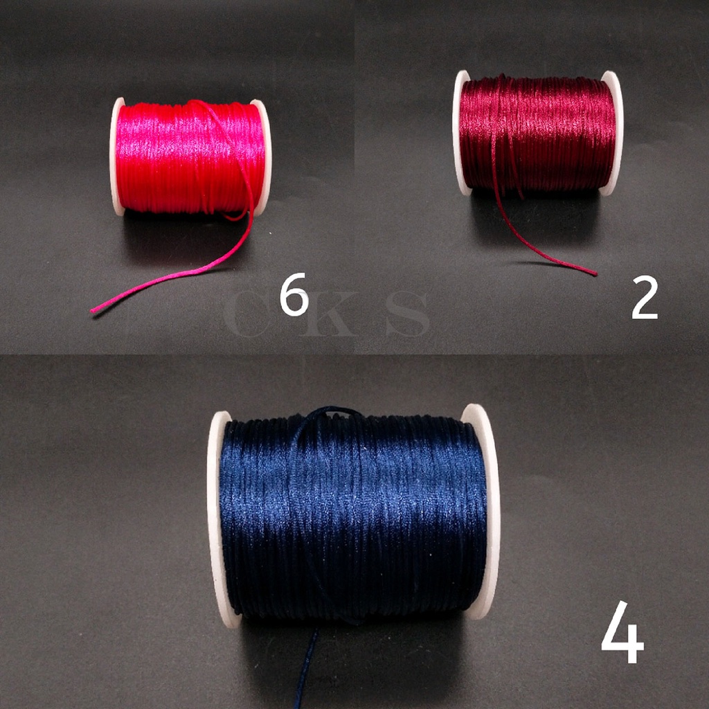 Tali satin / tali kancing ukuran +-1mm