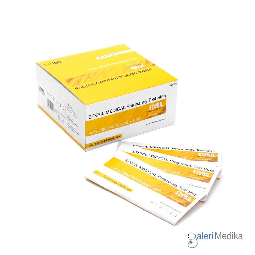 Steril hCG Strip Test Kehamillan Box Isi 50 Strip