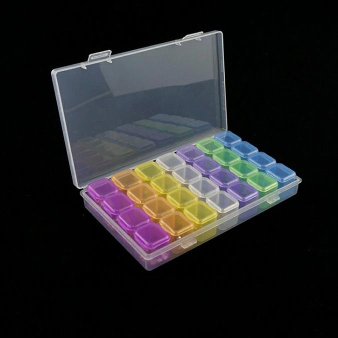 

[[COD]] Kotak Tempat Obat / Barang Mini 7-Warna / Bisa Dilepas (28 Sekat) GRATIS ONGKIR Kode 960