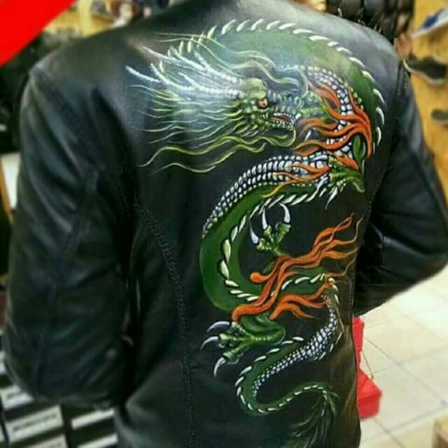 Jaket Kulit Asli Domba Super gambar LUKISAN