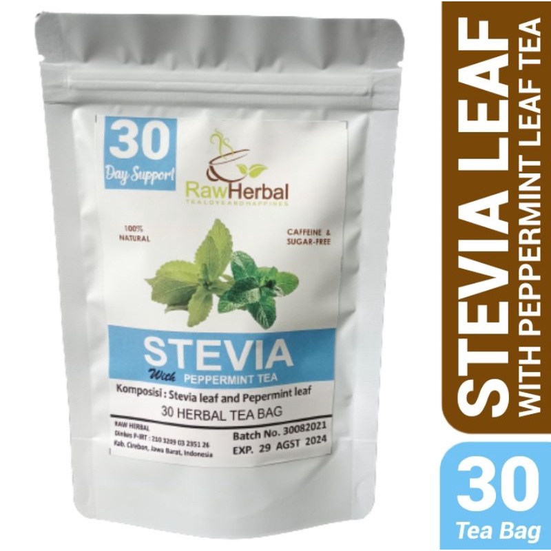 Stevia With Peppermint Tea Isi 30 Tea Bag