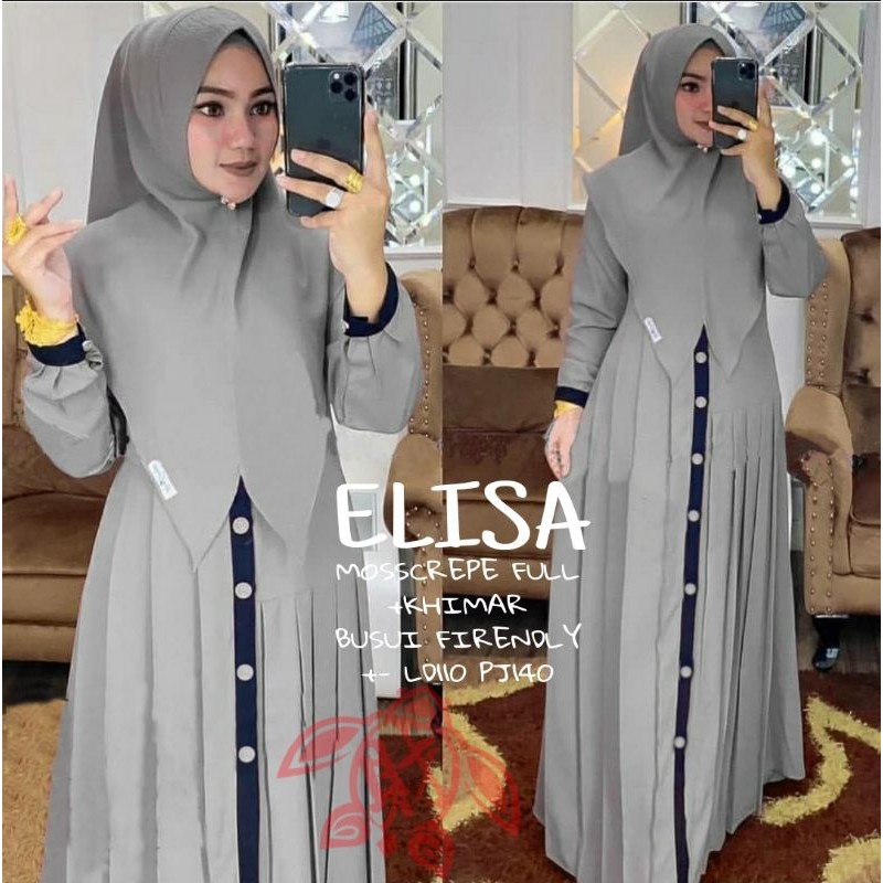 SYARI ELISA, MOSCREPE, GAMIS, MUSLIM