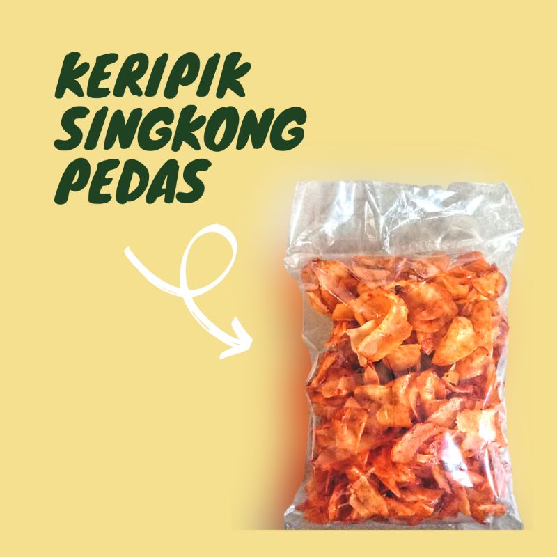 

Keripik Singkong Pedas 250 gr