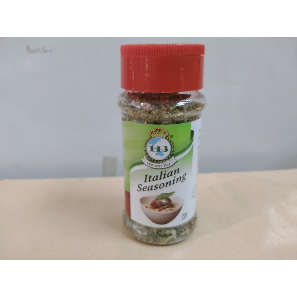 

Italian Seasoning 18gr ( Daun Oregano , Cabai Kasar, Basil, dan rempah lainnya)