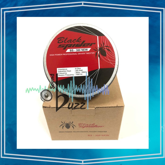 Driver Tweeter Black Spider BS 380 NEW