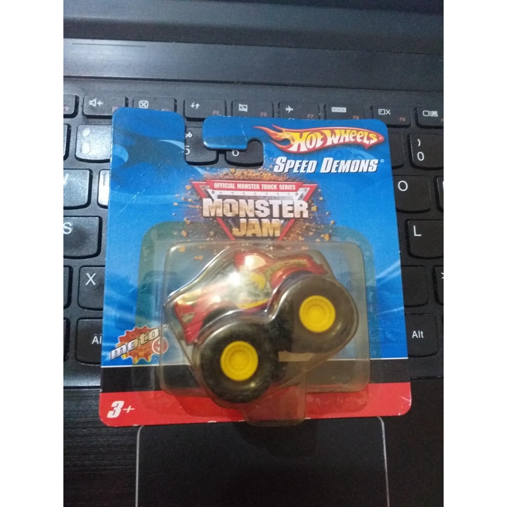 HOT WHEELS SPEED DEMONS MINI MONSTER JAM MERAH TAMPO HIJAU RARE