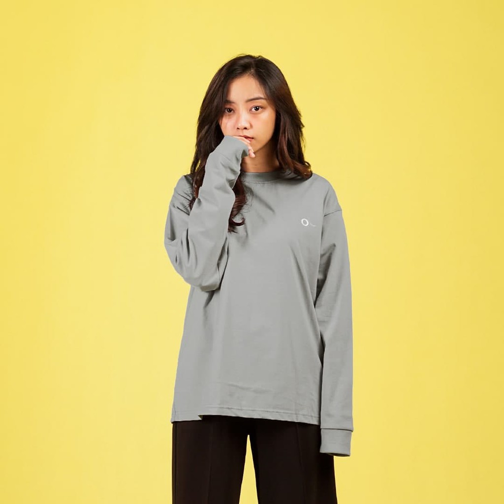 JOHNJILL - Kaos OVERSIZE Long Sleeve Women