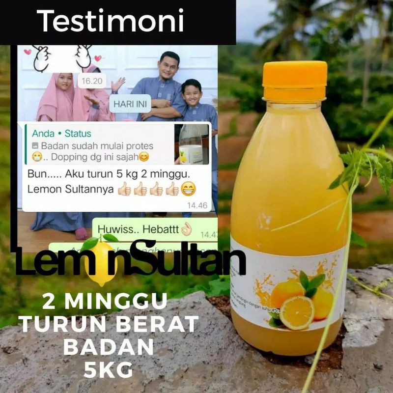 

(BISA COD) LEMON SULTAN SARI LEMON ASLI AMAN BPOM