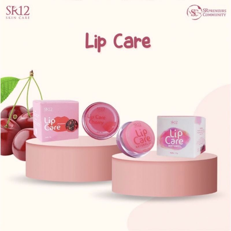 BEST SELLER ! LIP CARE CHERRY SR12 / PEMERAH BIBIR PERMANEN / PELEMBAB BIBIR / LIP BALM / PENCERAH BIBIR HITAM