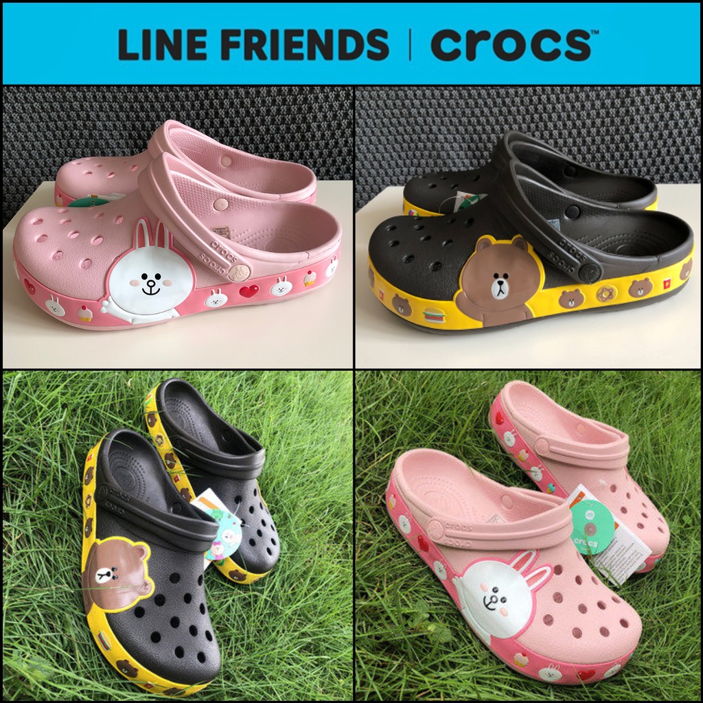 Crocband LINE Friends / Crocs Anak / Sepatu Sandal Anak / Sandal Anak / Crocs Line Friends / Crocs