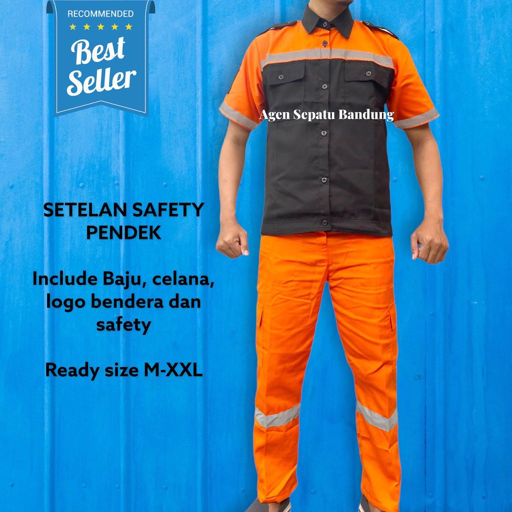 Kemeja Proyek Setelan Baju Werpack Safety Wearpack Kombinasi Kerja Terbaru