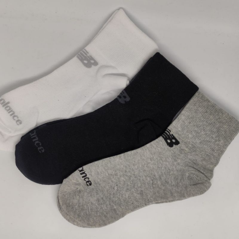 KAOS KAKI NEW BALANCE COTTON KNIT ANGKLE SOCK UNISEX ORIGINAL