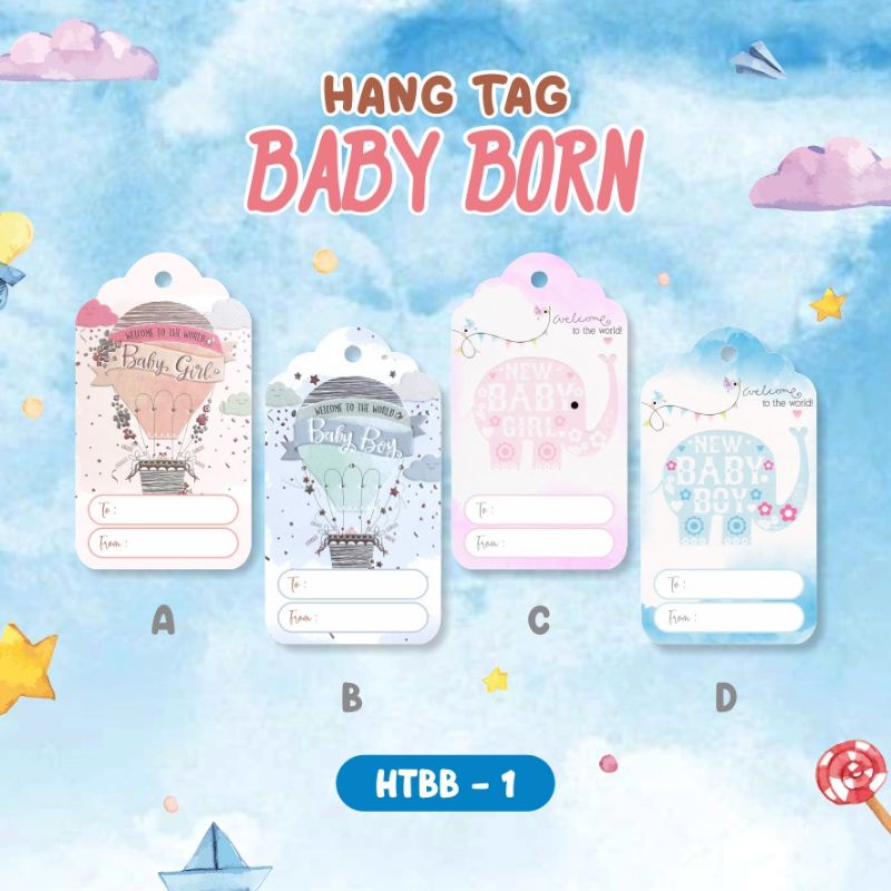 

Hangtag baby born