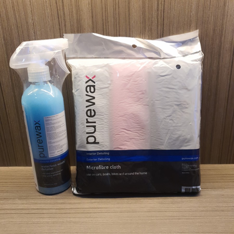 Purewax Waterless Ceramic Coating Detailing 474 Ml + 3 Pc Microfibre