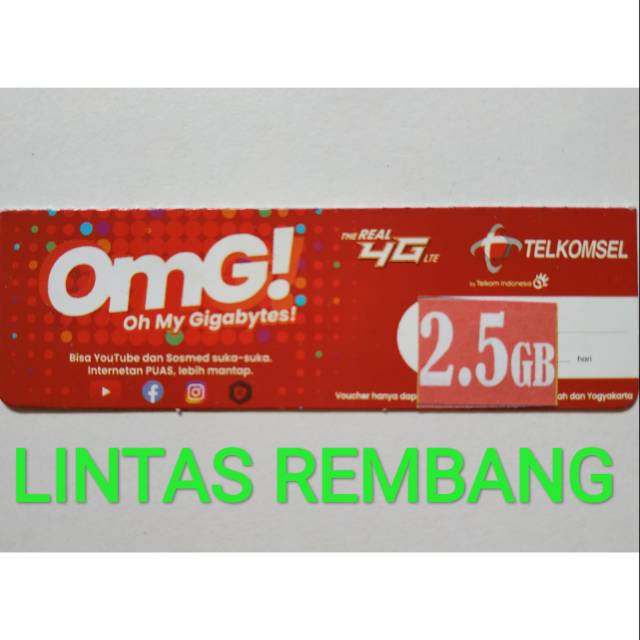 VC Telkomsel 2.5GB