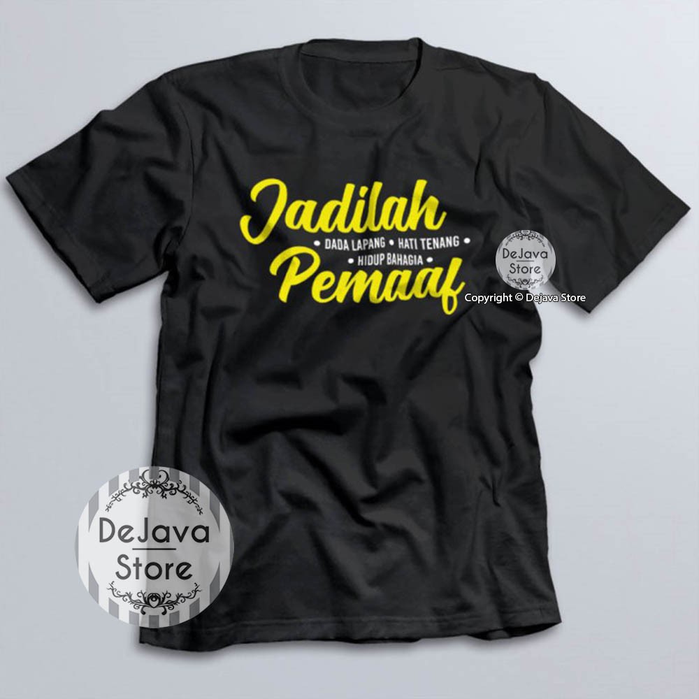 Kaos Dakwah Islami Jadilah Pemaaf Baju Santri Religi Tshirt Distro Muslim Premium-2