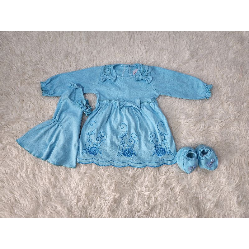 gamis bayi set sepatu dhb88