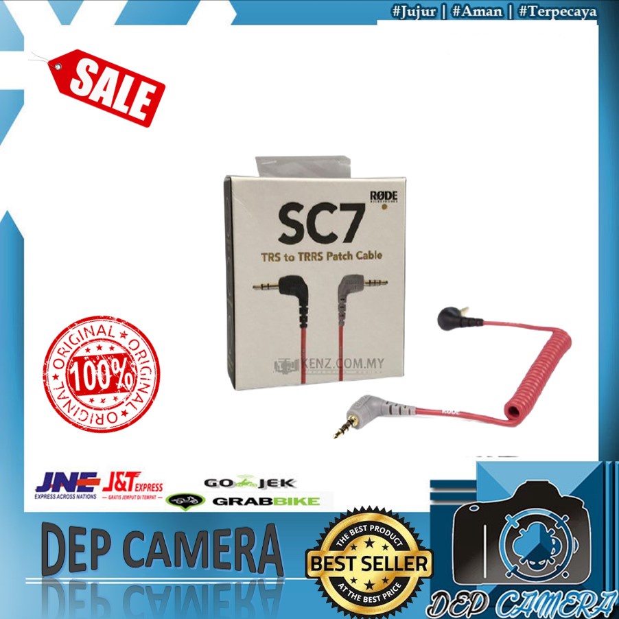 RODE SC7 3.5MM TRS TO TRRS PATCH CABLE