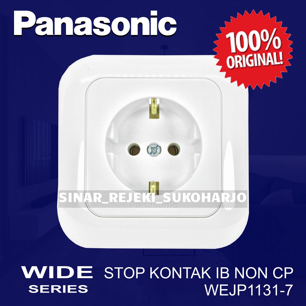 Panasonic Stop Kontak Arde IB / Inbow / Tanam Non CP Tanpa CP