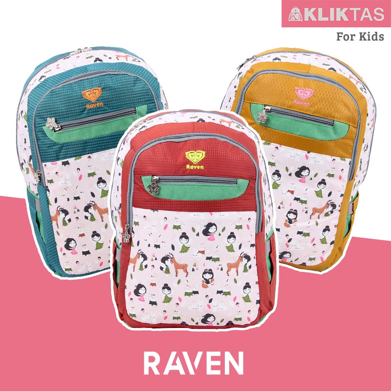 [KLIKTAS] Tas ransel wanita RAVEN RV 710090 / backpack multifungsi/ tas punggung