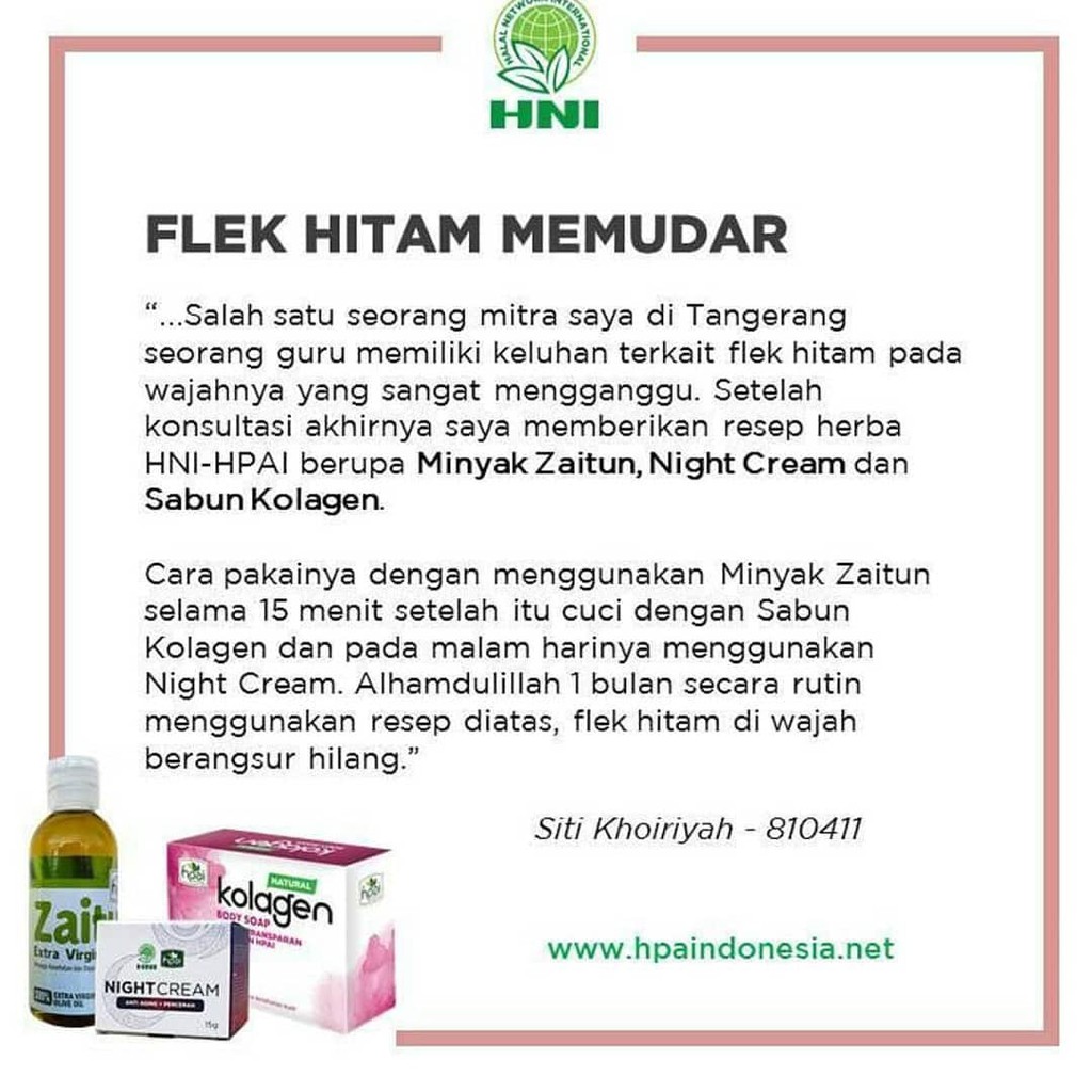 Paket Kecantikan Hpai Krim Wajah Minyak Zaitun Sabun Kolagen Flek Hitam Memudar Menghaluskan Kulit Shopee Indonesia