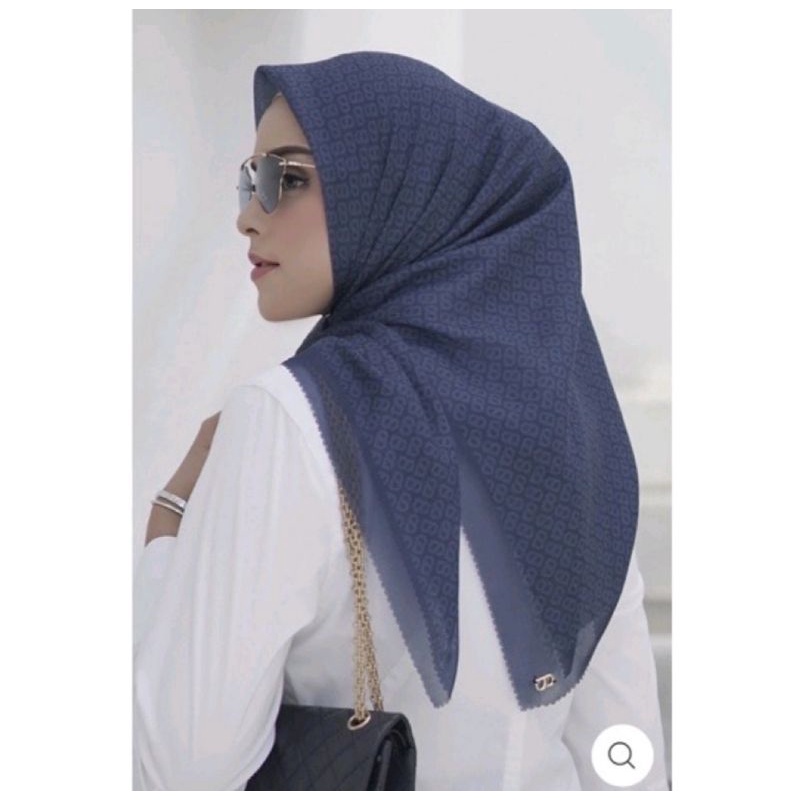BUTTONSCARVES TAPIS OXFORD BLUE VOAL